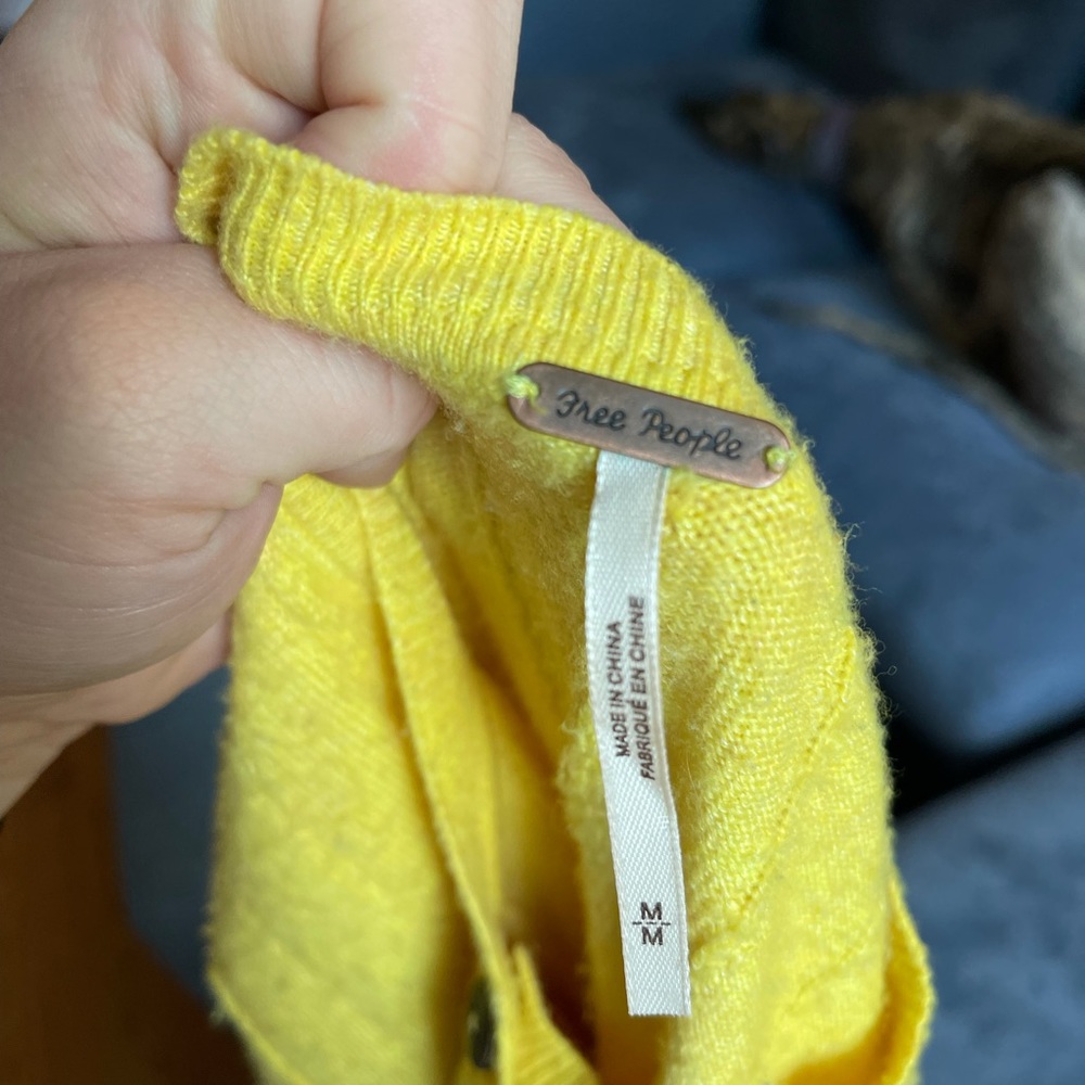 FREE PEOPLE SUPER SOFT AND COZY CARDIGAN SIZE M - Picture 5 of 7